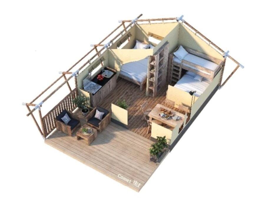 Camping Miramar Playa - tienda familiar Campground/ 
RV Resort in Torredembarra