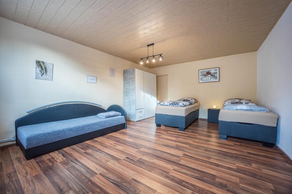 Property building, Living room, Bedroom