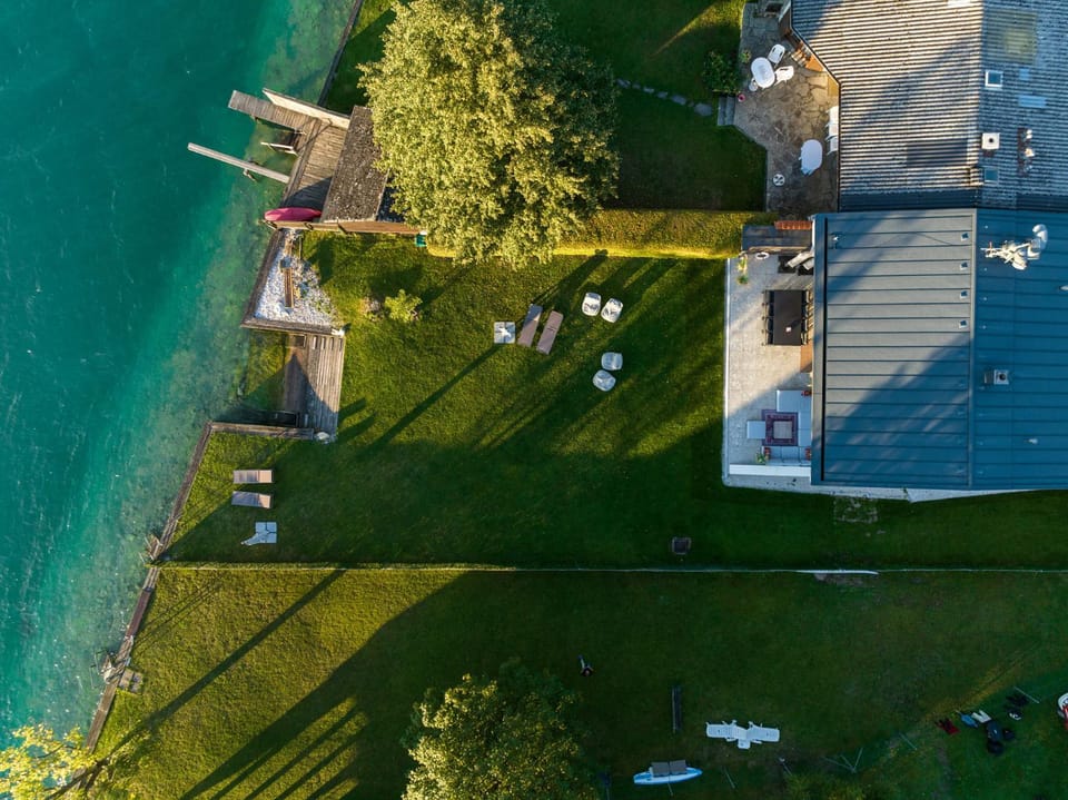 Day, Bird's eye view, Garden, Lake view, Location