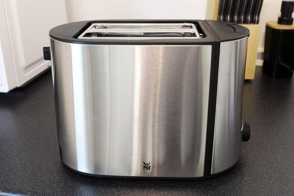 Kitchen or kitchenette, stove, toaster, kitchen, kitchen