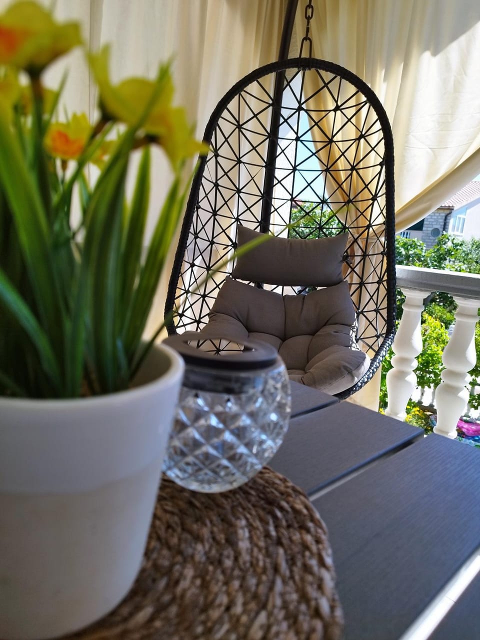 Day, Garden, View (from property/room), Balcony/Terrace, Seating area, Garden view