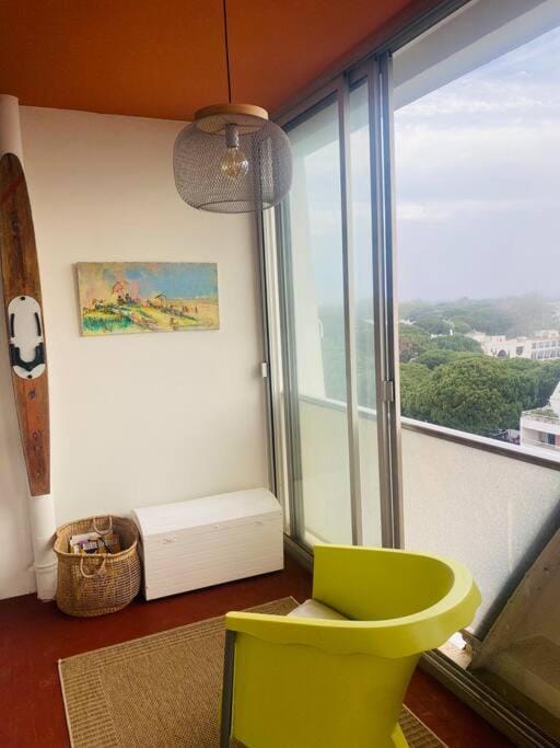 Appt 60m2 -parking vue port\mer Apartment in La Grande-Motte