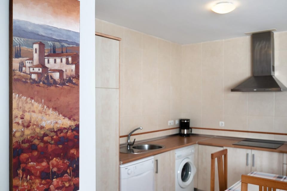 Kitchen or kitchenette, Living room