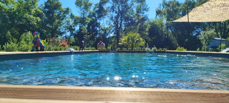 Natural landscape, Pool view, Swimming pool, Swimming pool