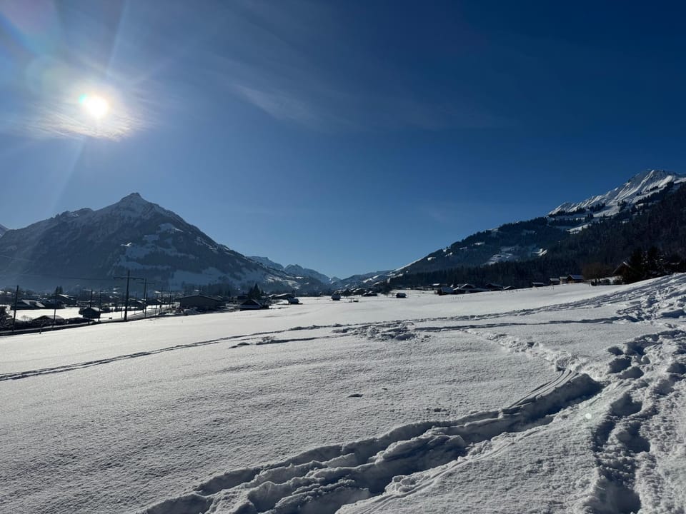 Natural landscape, Winter, Mountain view