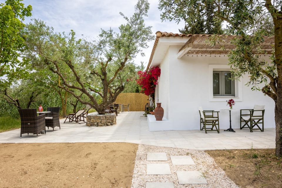 Property building, Patio, Spring, Day, Garden, Dining area, Garden view