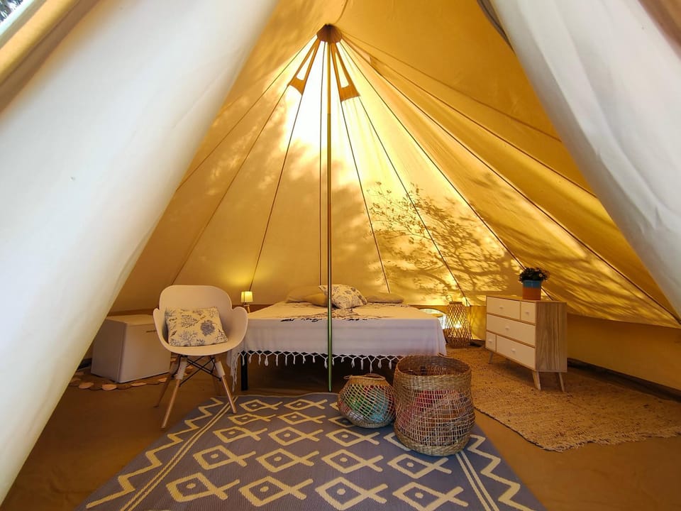 Tende Glamping Vista Mare Marina Serra Bed and Breakfast in Apulia