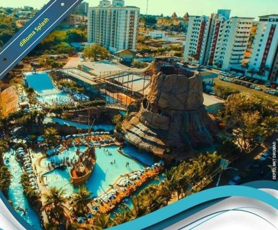 Spazzio diRoma RM Hospedagem com Acesso Acqua Park/Splash Apartment in State of Goiás