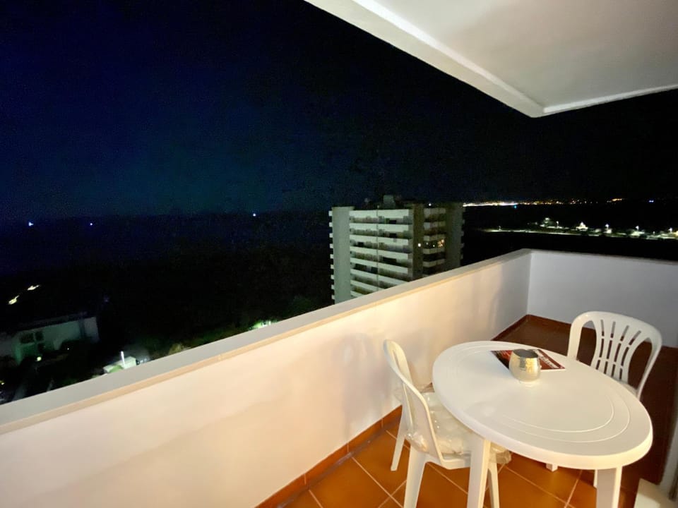 Night, View (from property/room), Balcony/Terrace