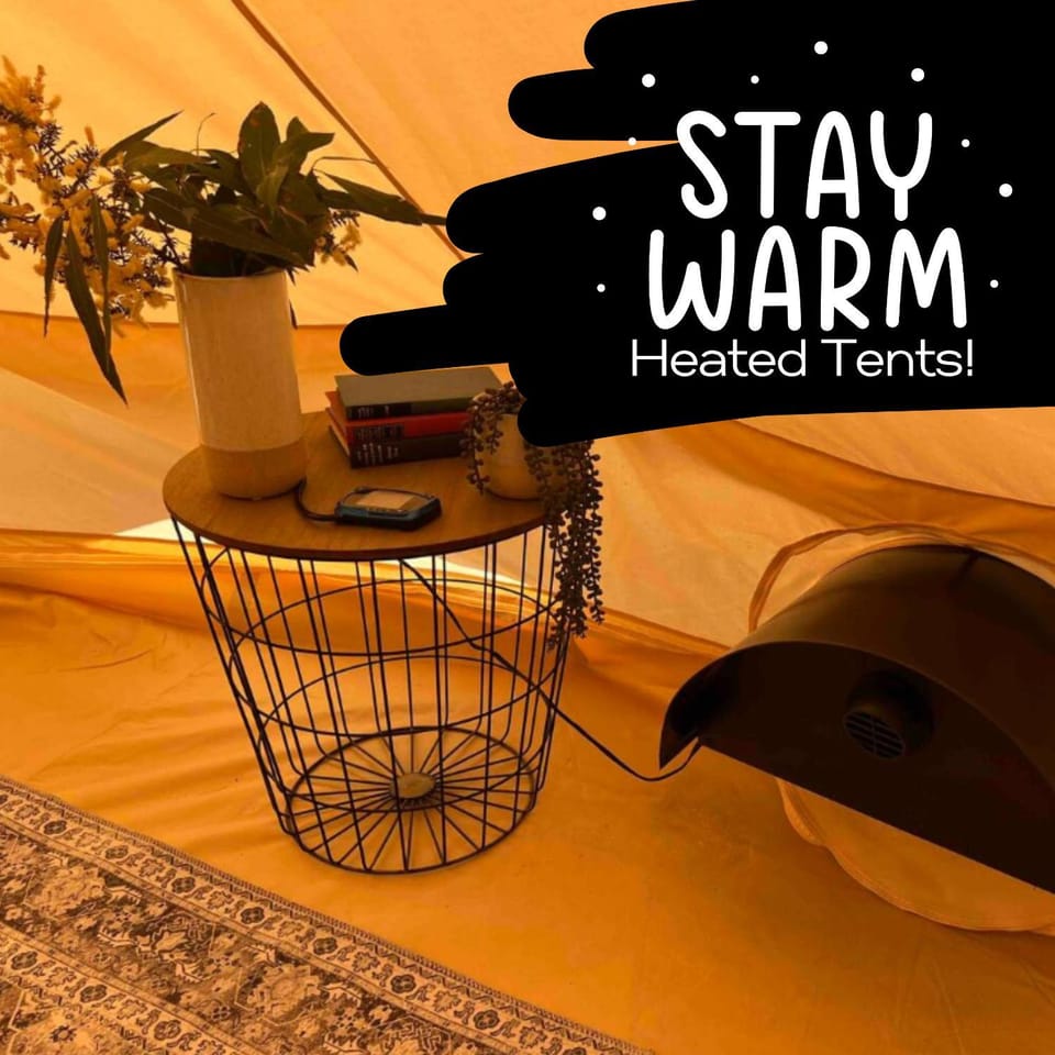 Base Glamp Bruny - Heated Tents for 8 People Luxury tent in South Bruny