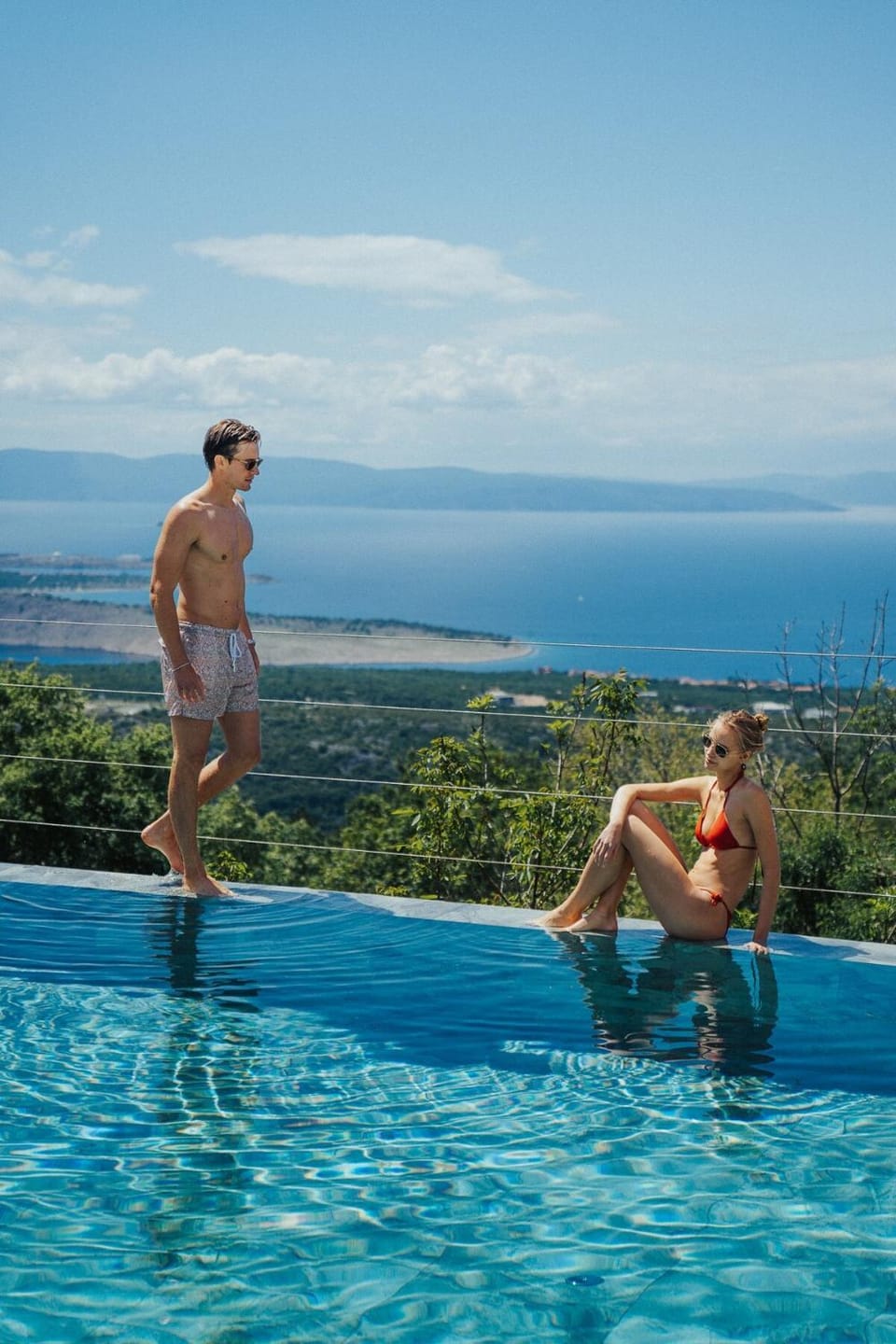 Natural landscape, Pool view