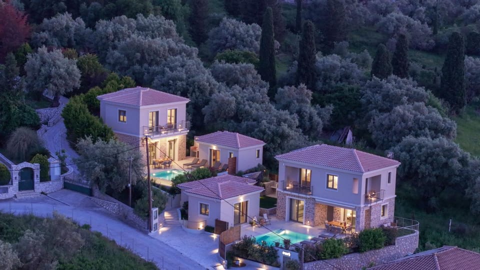 Property building, Night, Neighbourhood, Natural landscape, Bird's eye view, Location