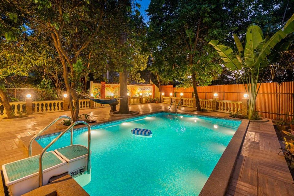 Day, Night, Garden, Garden view, Pool view, Swimming pool