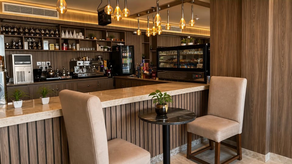 Seating area, Drinks