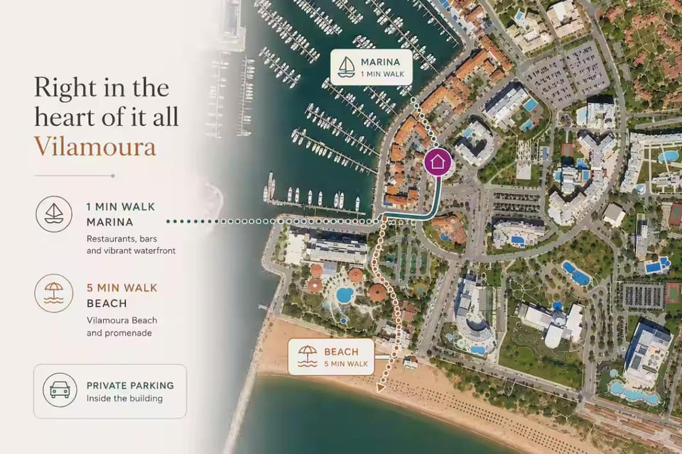 Casa Noor - Design Duplex - Marina Vilamoura - 5 min Beach Apartment in Quarteira