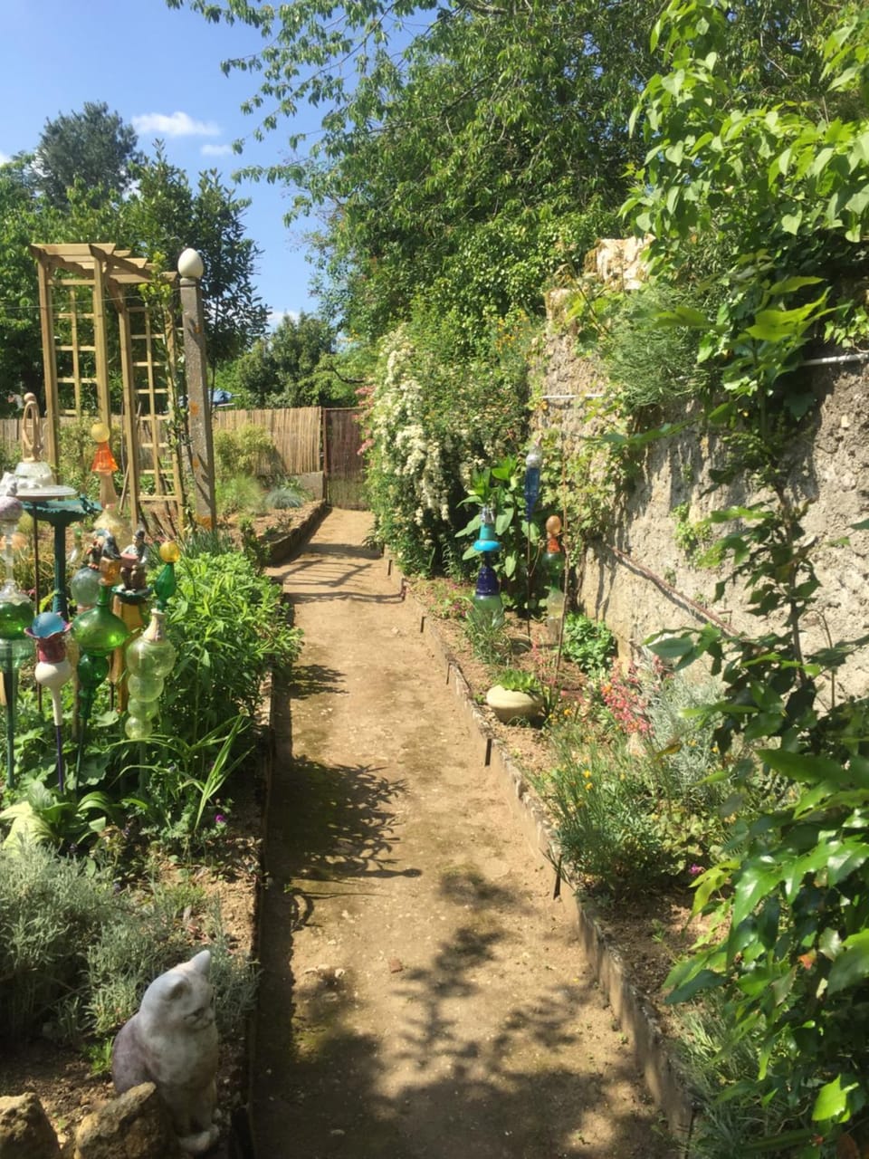 Property building, Garden view