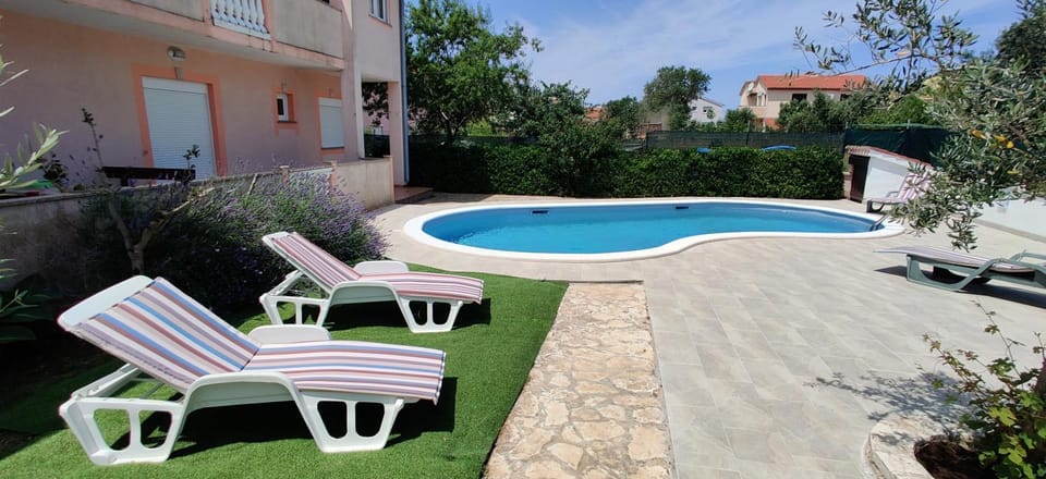 Garden, Swimming pool, sunbed