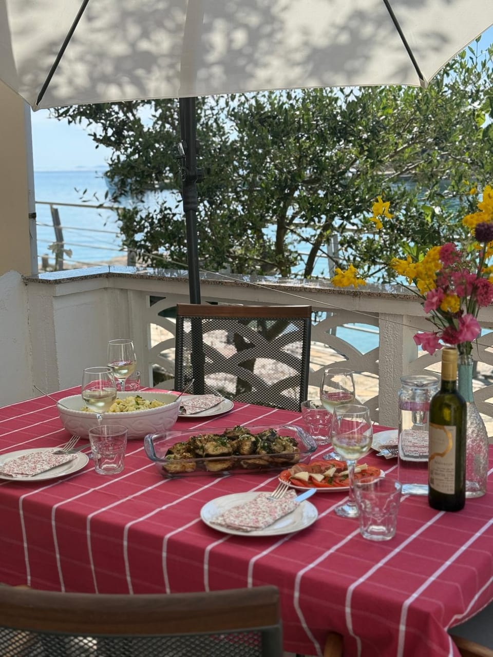Day, View (from property/room), Balcony/Terrace, Food and drinks