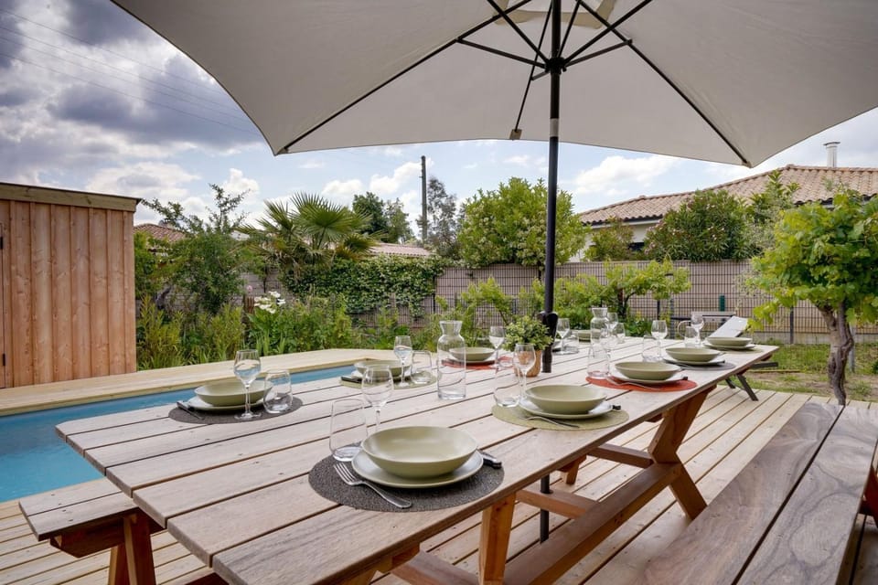La villa tchanquée du Bassin Villa in Gujan-Mestras