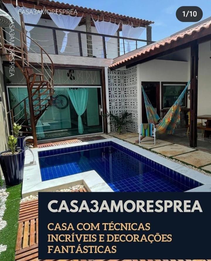 Casa 3 amores PREÁ, vento, charme, piscina e 2 quartos House in Jijoca de Jericoacoara