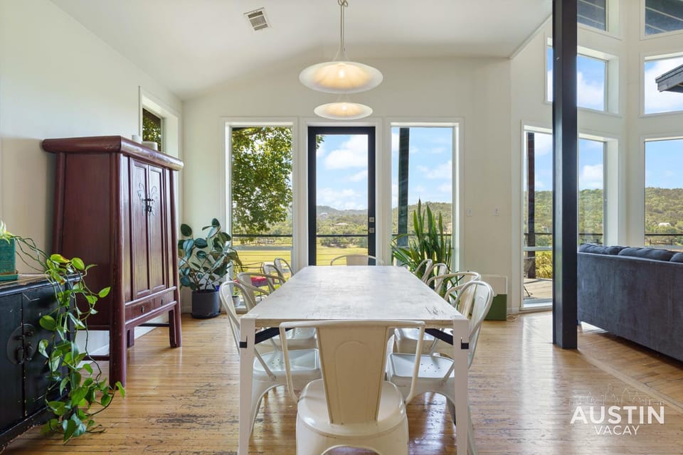 Sunset Waterfront 4BR 2BA w Pool and River Near Lake Travis by Austin Vacay House in Lake Travis