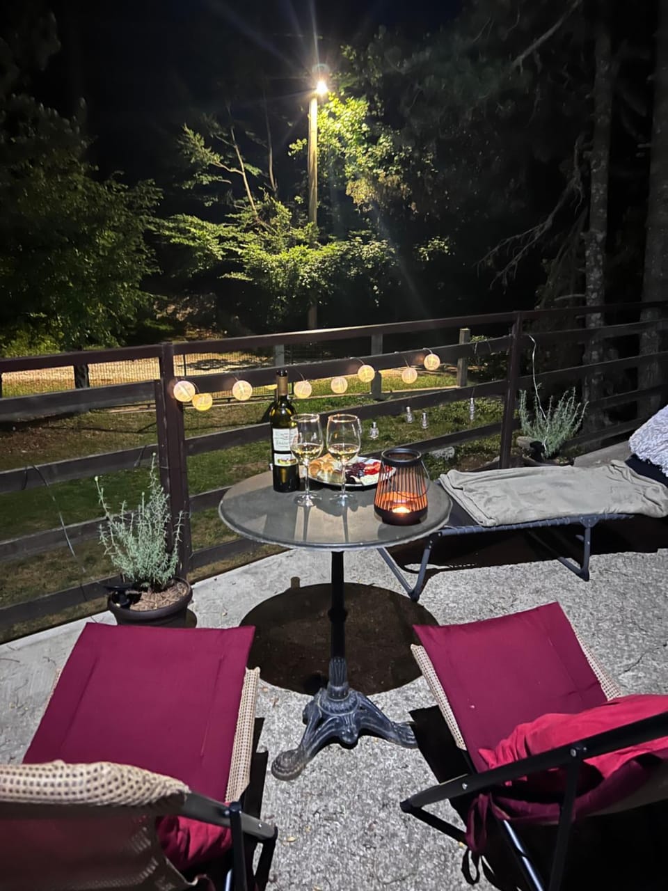 Patio, Night