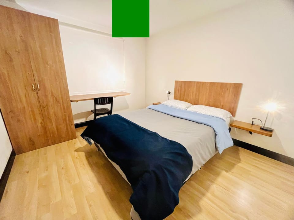 Bed, Photo of the whole room, Bedroom, wardrobe