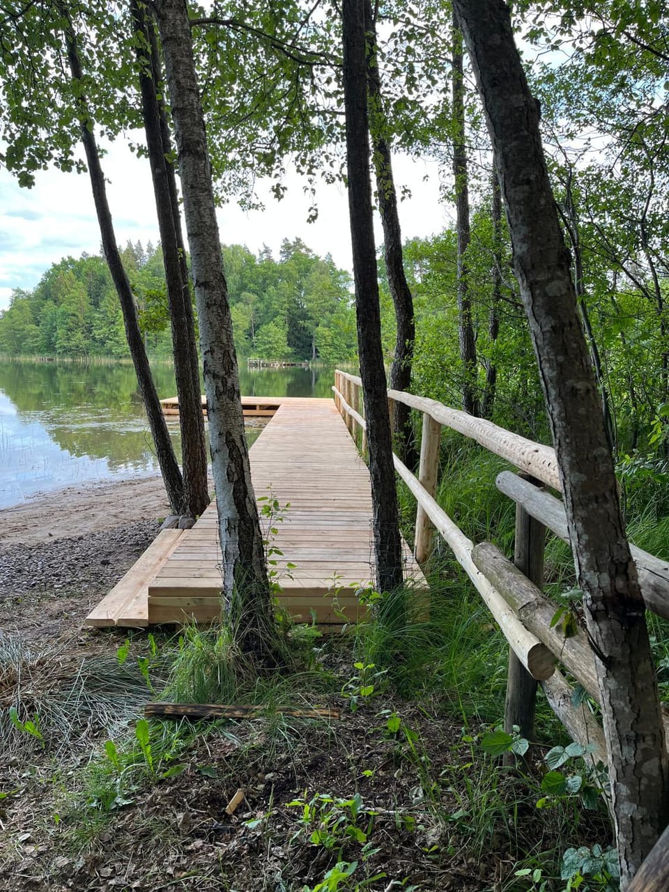 On site, Lake view
