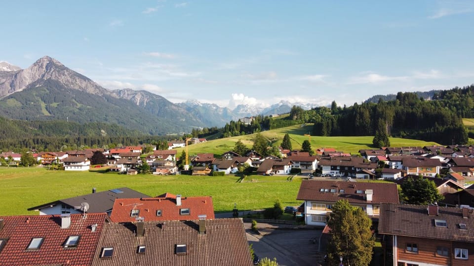 Natural landscape, Bird's eye view, Mountain view