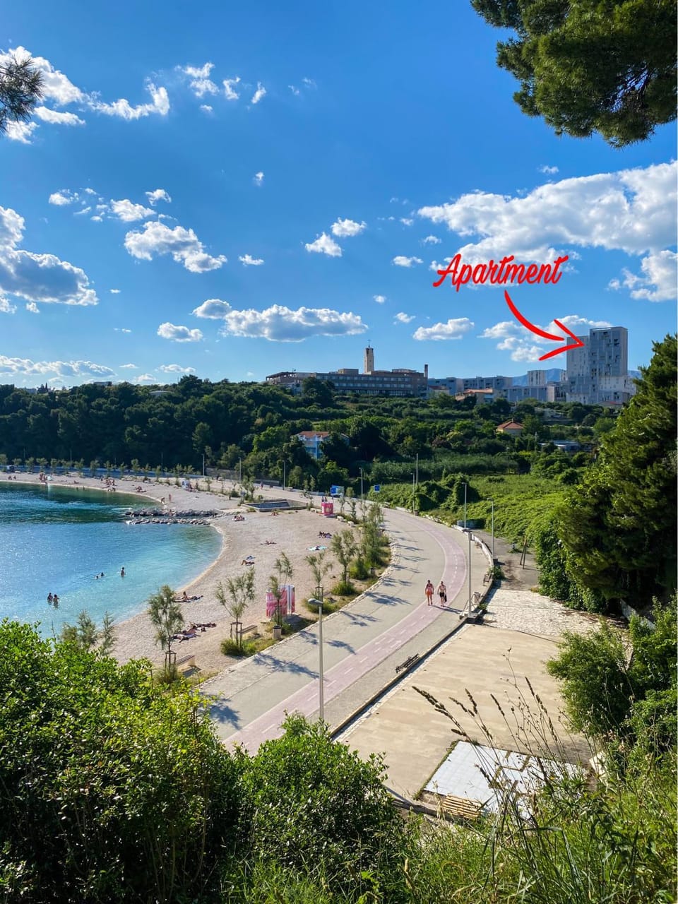 Property building, Beach