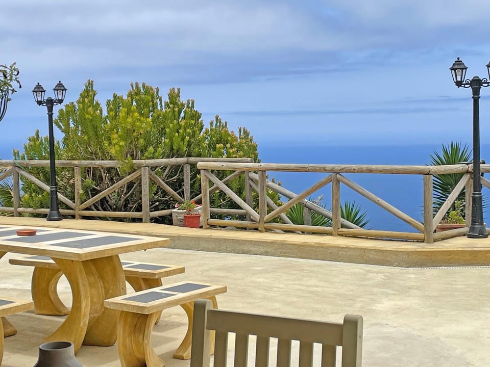Property building, Natural landscape, View (from property/room), Balcony/Terrace, Dining area, Sea view