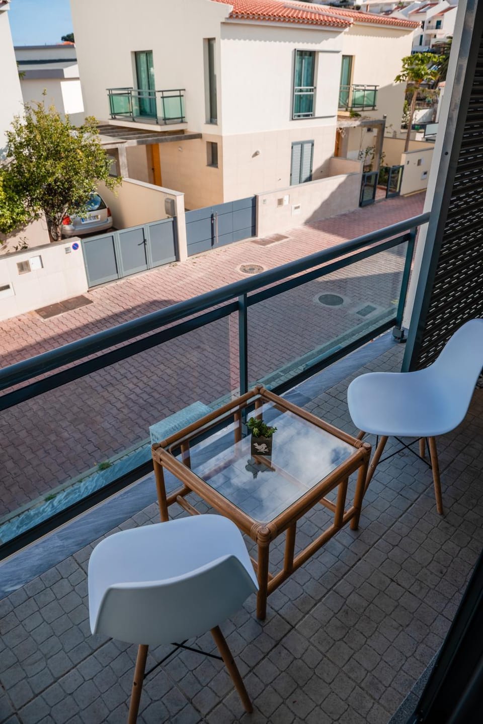 Property building, Day, View (from property/room), Balcony/Terrace, Seating area