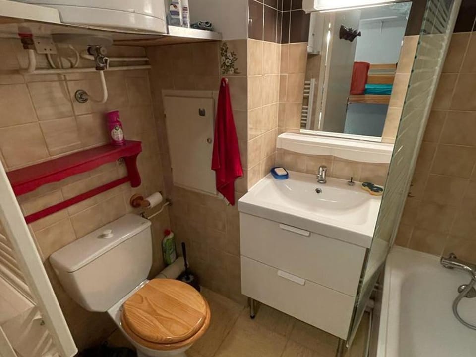 Studio rénové avec balcon, proche télécabine, 4 pers - FR-1-165A-177 Cabin in Uvernet-Fours