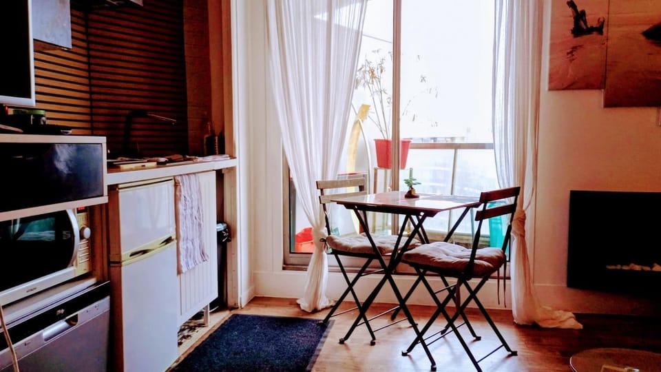 Studio meublé vue tour Eiffel et tout Paris Apartment in Paris