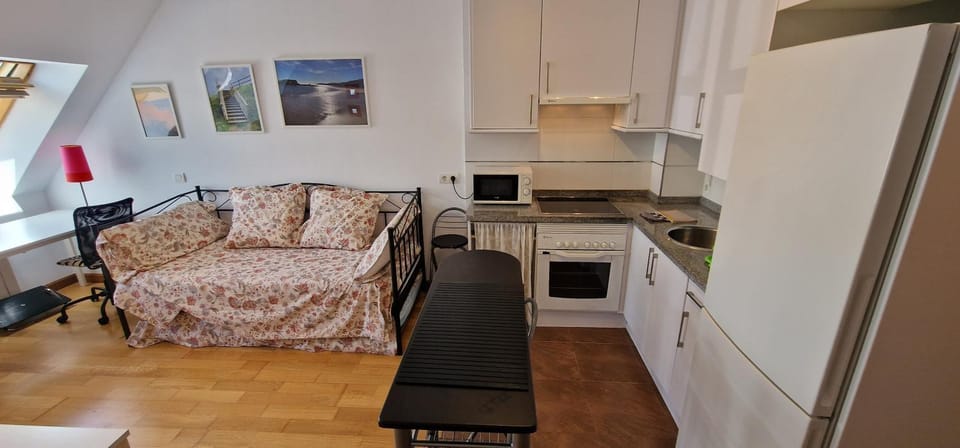 Bed, Kitchen or kitchenette, Living room, Photo of the whole room, Dining area, Bedroom, minibar, pet friendly, stove