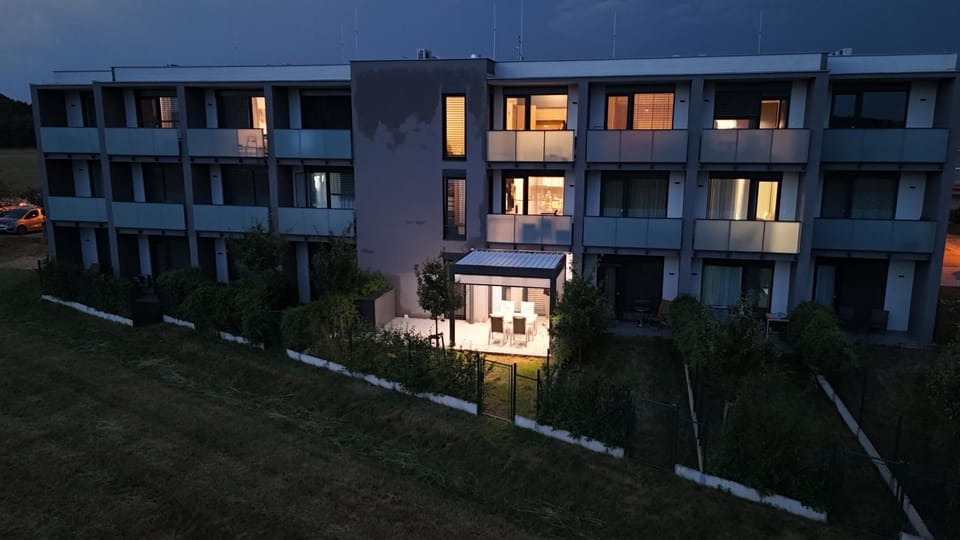 Night, Garden, Balcony/Terrace, Garden view