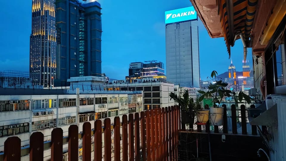 Property building, Night, City view