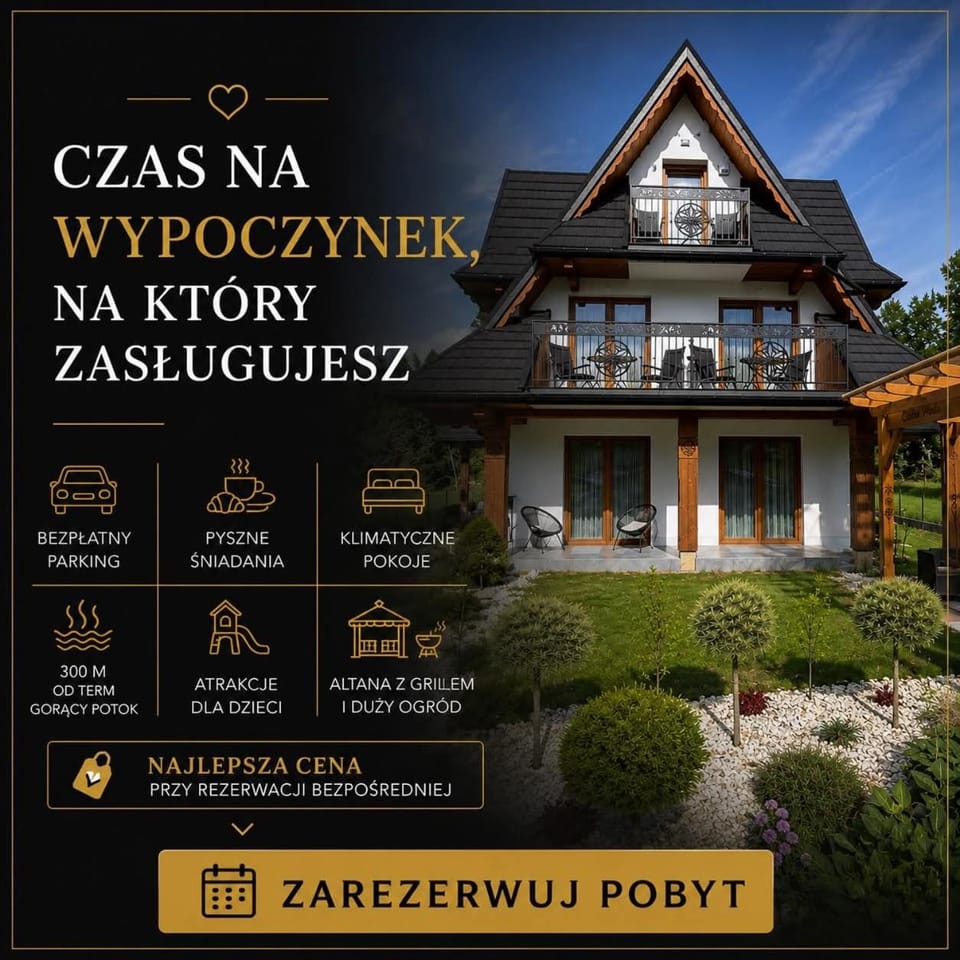 Cicha Woda 300 m od Gorący Potok i Termy Szaflary Bed and Breakfast in Lesser Poland Voivodeship