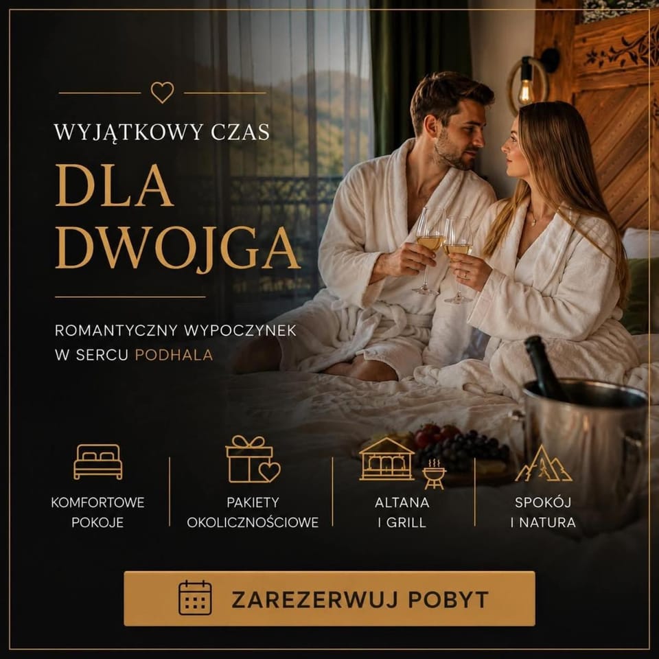 Cicha Woda 300 m od Gorący Potok i Termy Szaflary Bed and Breakfast in Lesser Poland Voivodeship