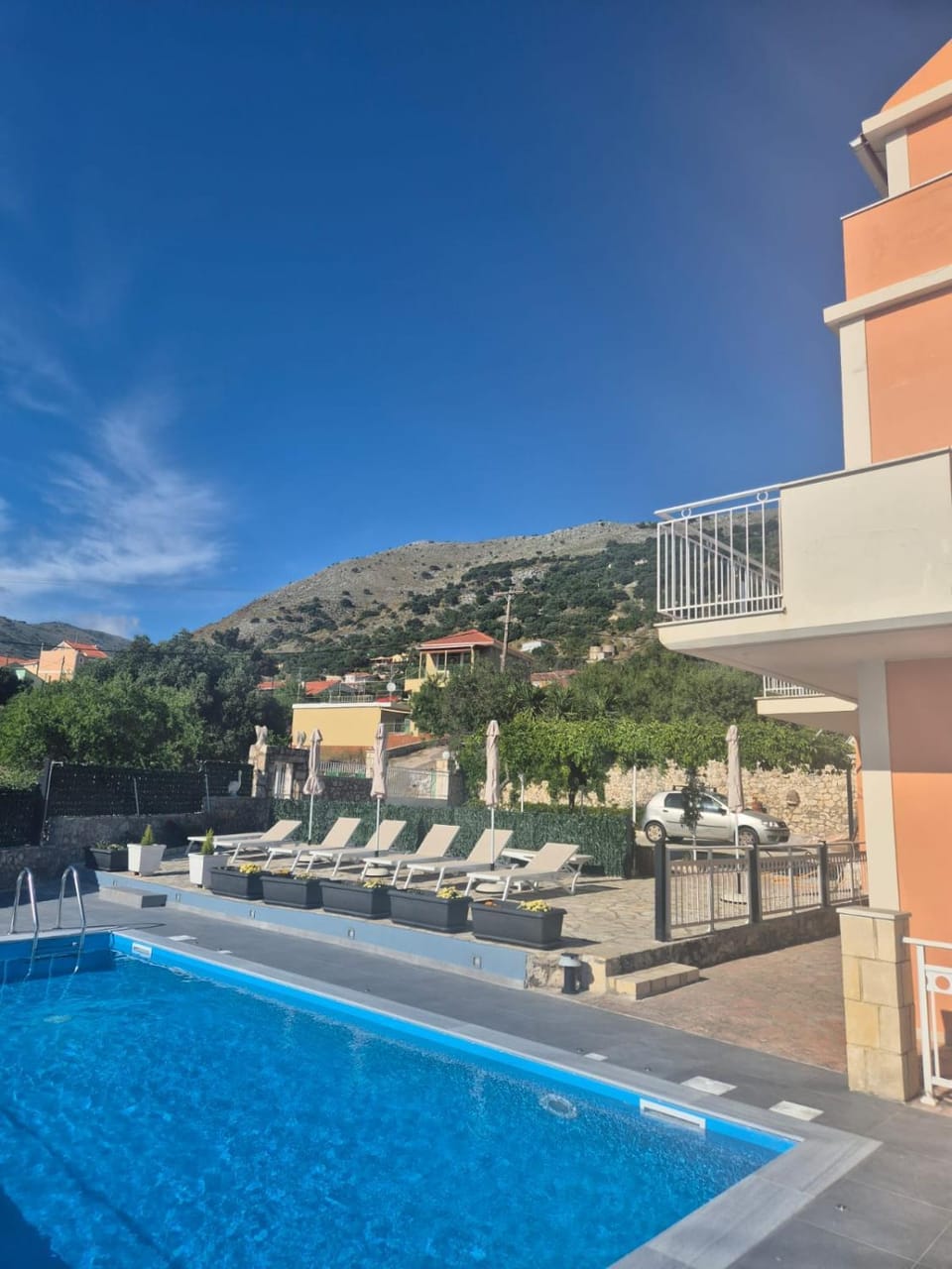 Natural landscape, Mountain view, Swimming pool, Swimming pool, sunbed