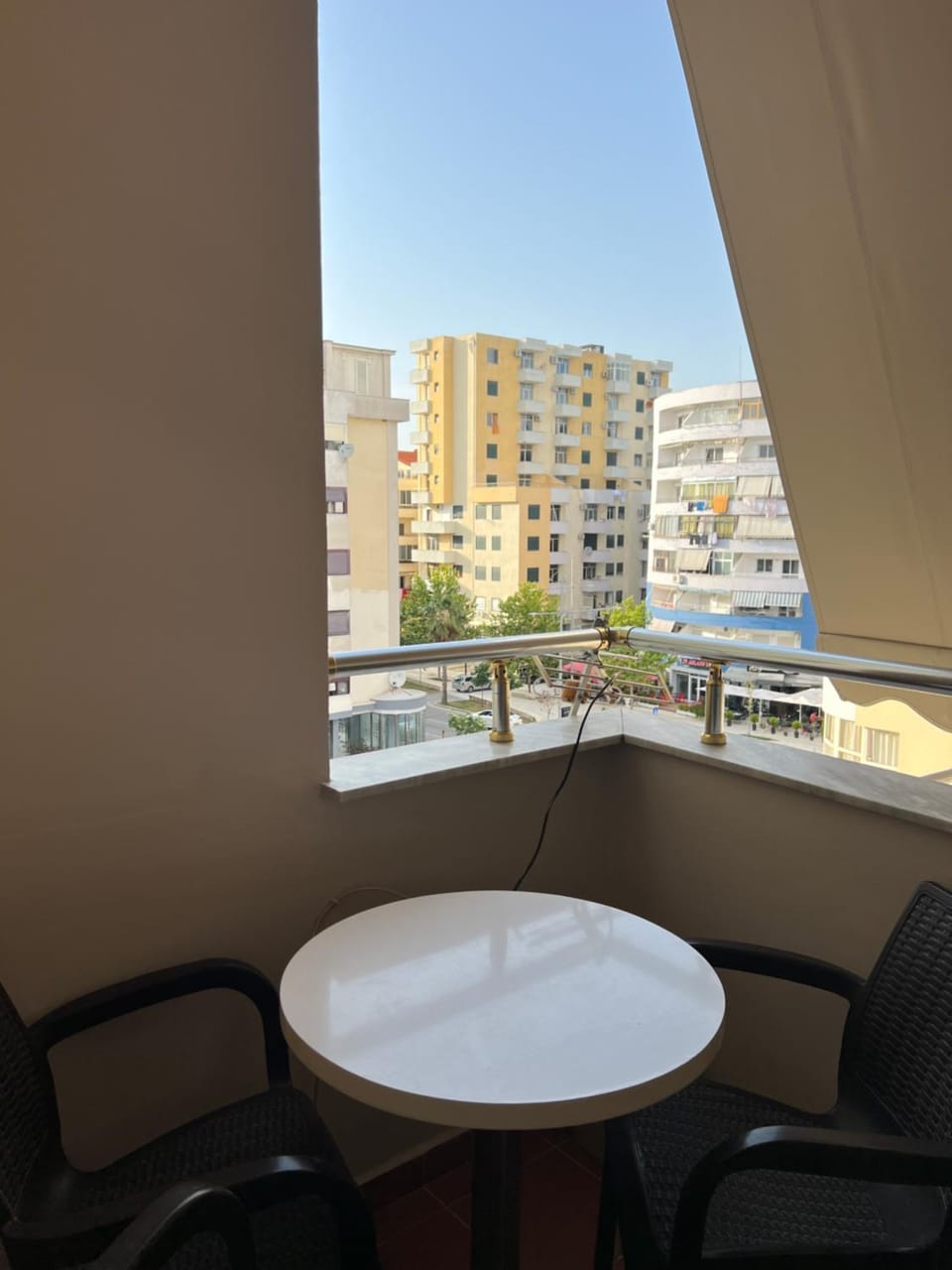 Day, View (from property/room), Balcony/Terrace, Seating area, City view