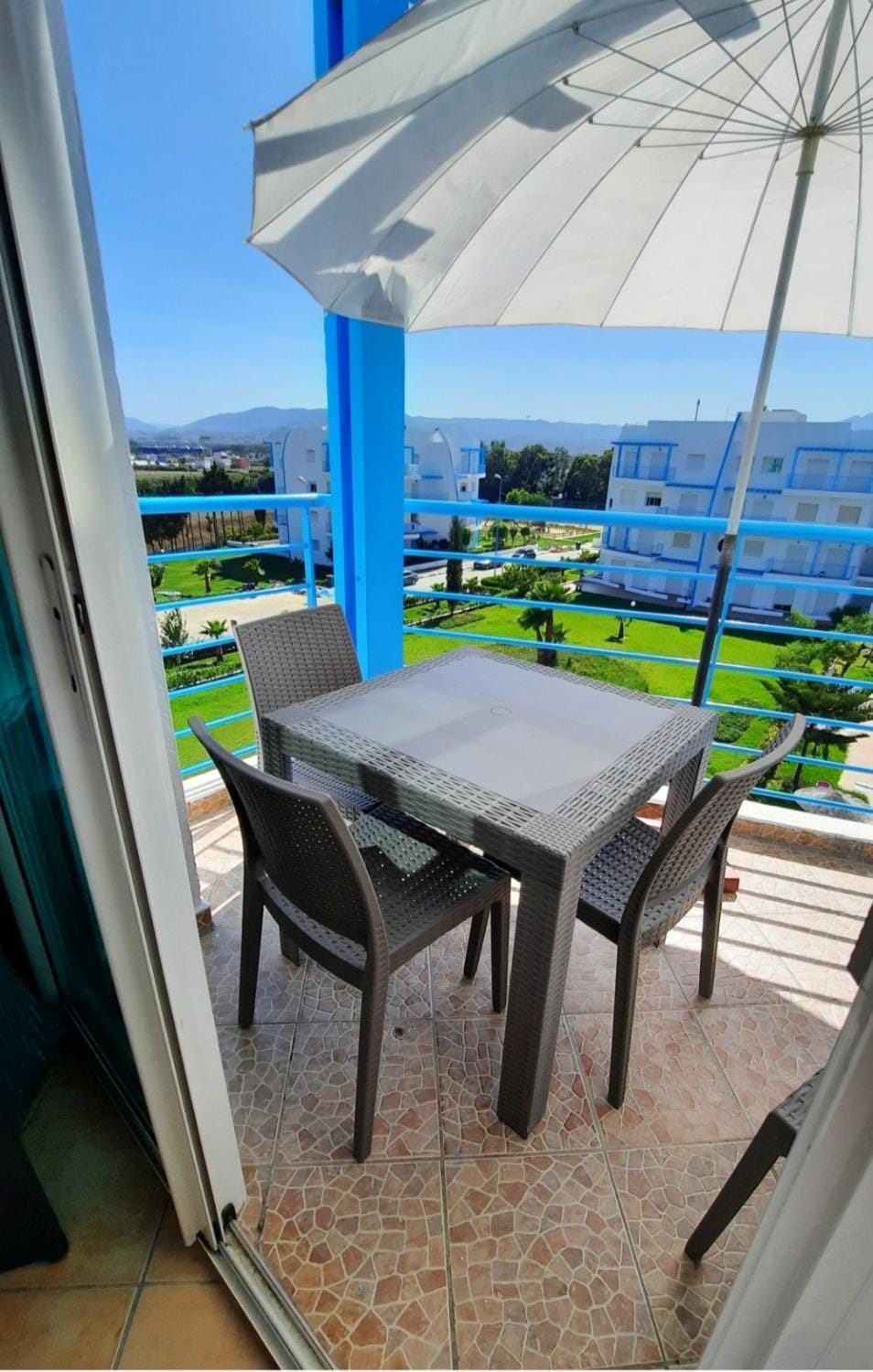 View (from property/room), Balcony/Terrace, Swimming pool