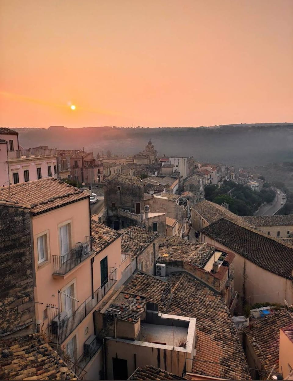 Natural landscape, City view, Sunset