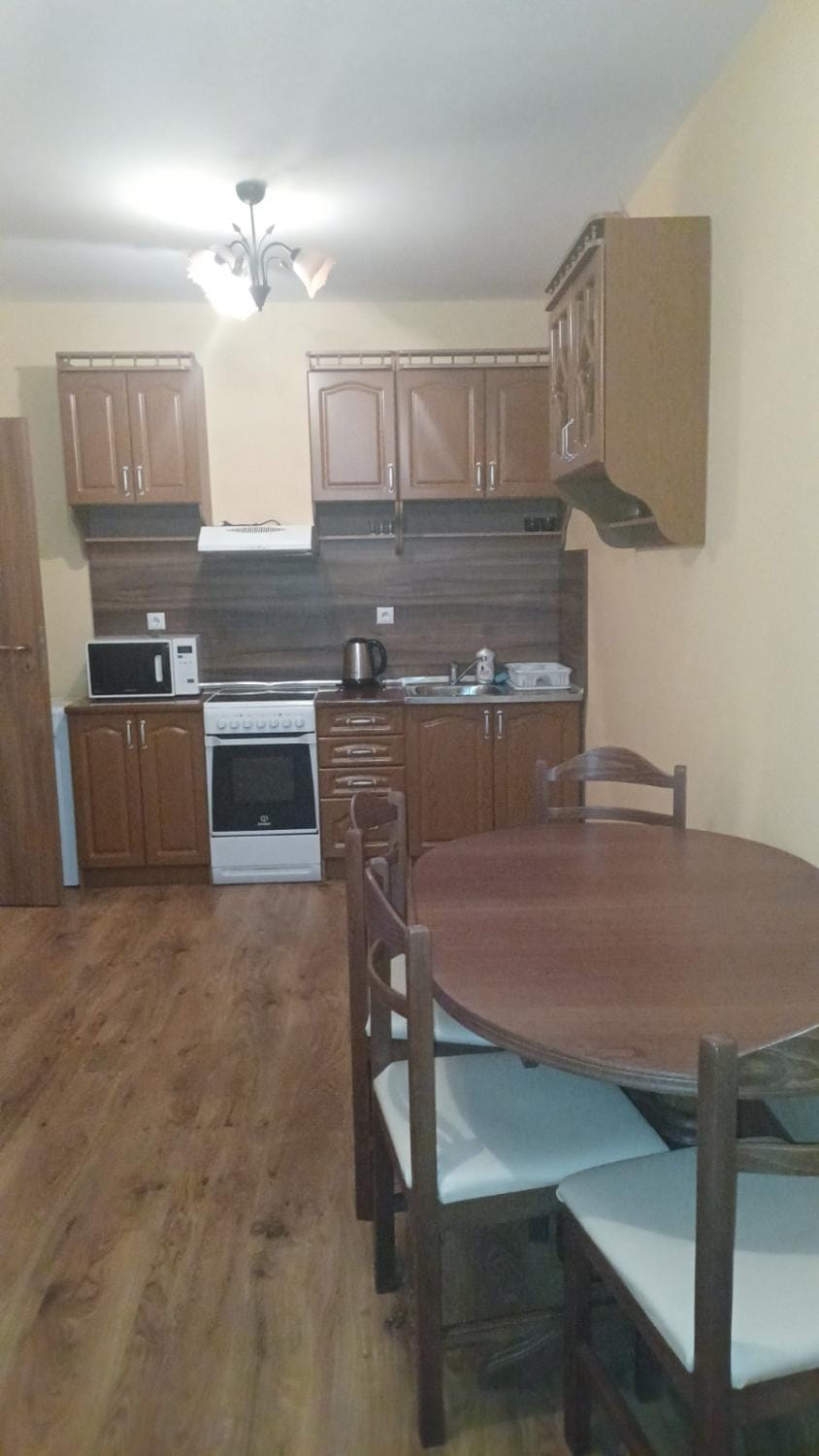 Kitchen or kitchenette, Dining area, oven, stove