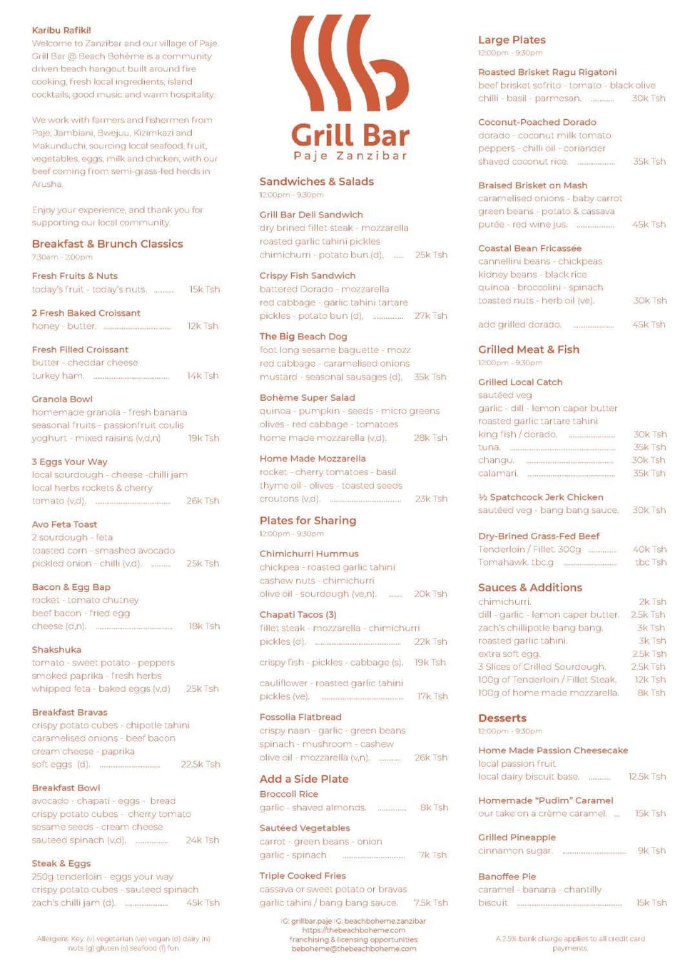 Restaurant/places to eat, Breakfast
