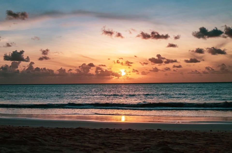 Beach, Sea view, Sunrise
