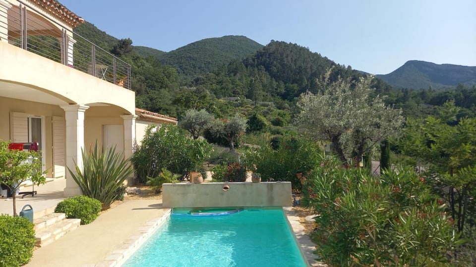 Property building, Pool view