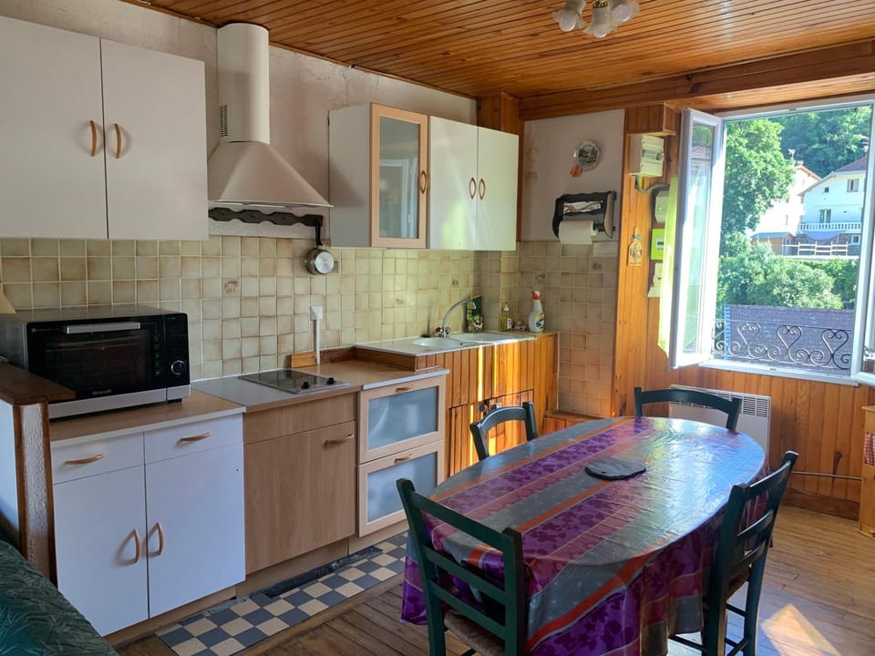 Kitchen or kitchenette, Dining area, pet friendly, stove
