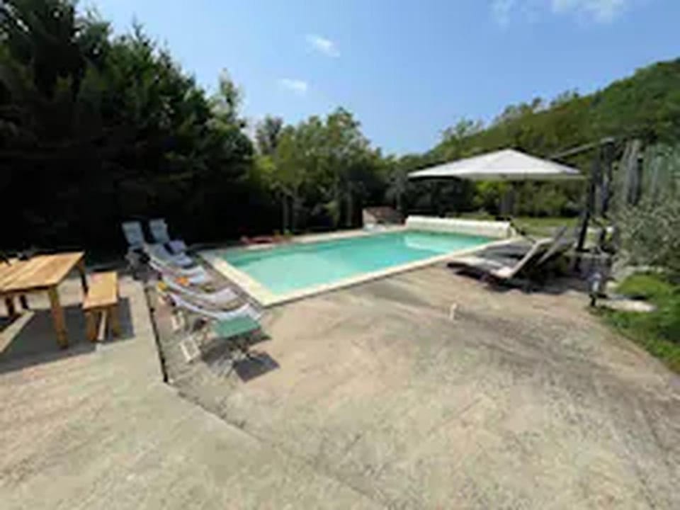 Spring, Day, Natural landscape, Garden, Garden view, Pool view, Swimming pool, sunbed