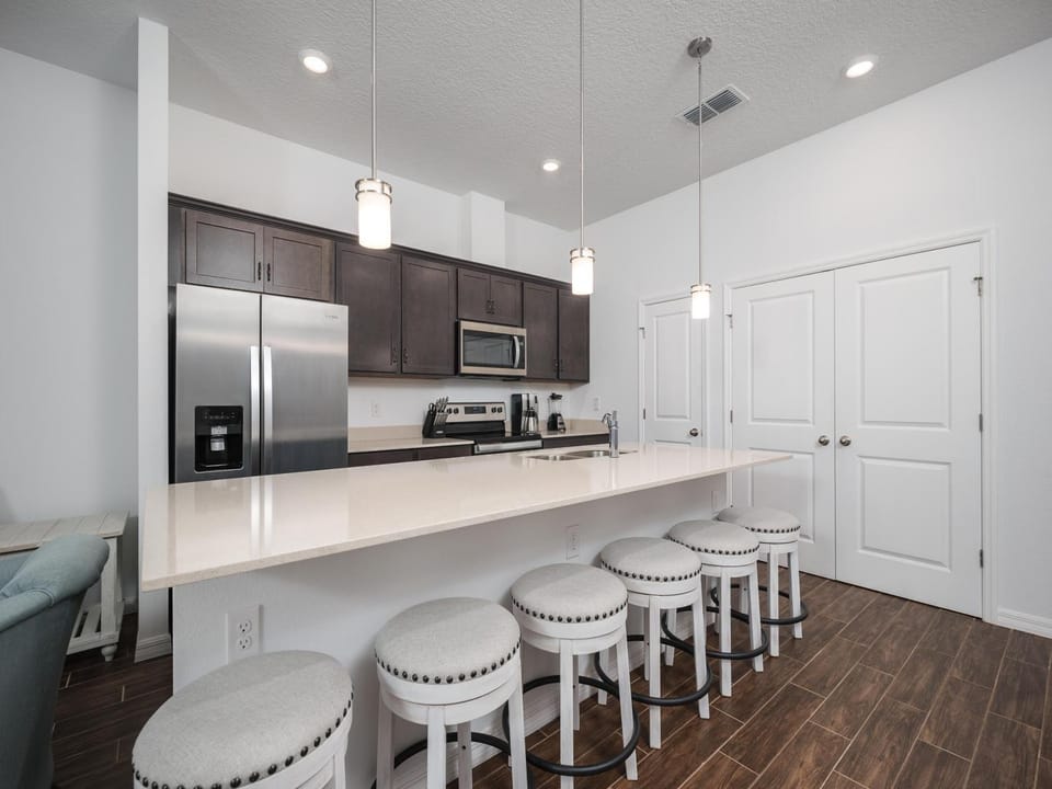 Kitchen or kitchenette, Seating area, furniture, microwave